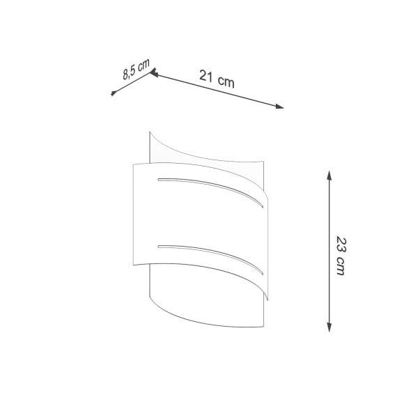 Kinkiet HESTIA SL.0980 biały 1xG9