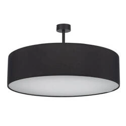 Nowoczesna lampa sufitowa 60cm czarna RONDO 4245 4245