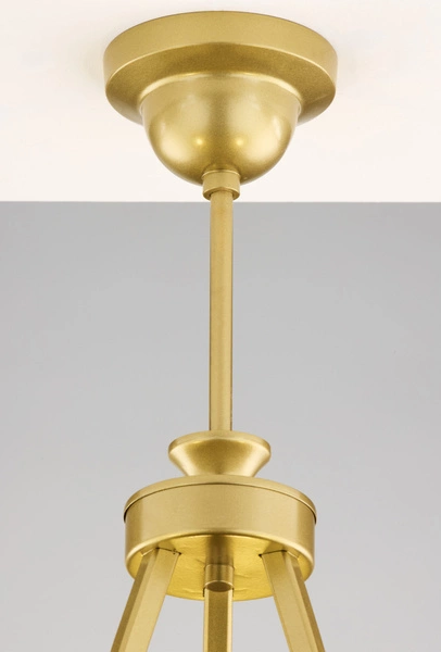 Klasyczny Żyrandol KASZMIR wys. 58cm 3xE27 15W IP20 | złoty połysk