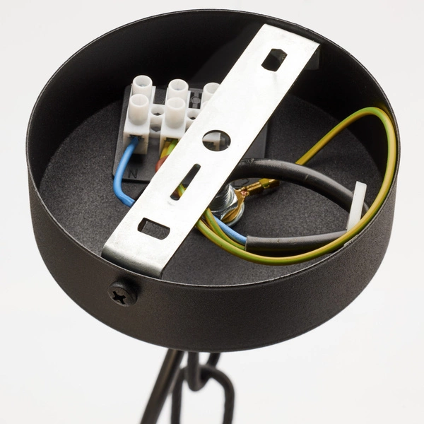 Klasyczny Żyrandol ARTHUR wys. 71cm 5xE27 15W IP20 | czarny