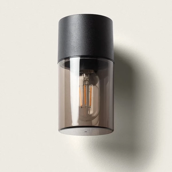 Kinkiet Ścienny zewnętrzny Czarny Abruzzo Pietro E2718cm