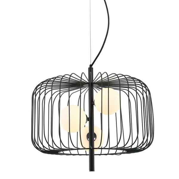 Lampa wisząca DAREN śr. 45cm 3xG9 | złoty