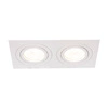 Oprawa wpuszczana podwójna METIS, biała, 2x50W GU10
