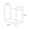Niski stojak na drewno KS-14 WOOD S - KAJA HOME
