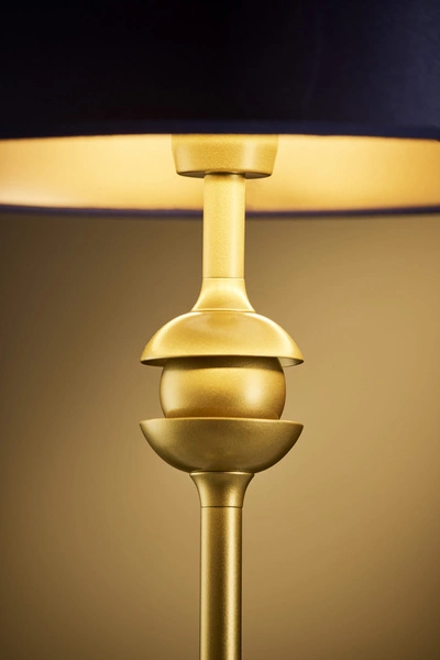 Klasyczna Lampa biurkowa KASZMIR wys. 54cm 1xE27 15W IP20 | złoty połysk