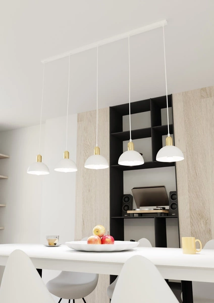 Lampa wisząca Emibig MOTO 5 WH 1387/5