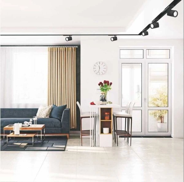 Szyna do systemu MAGNETIC, LIGHT PRESTIGE, czarna - 2 metry