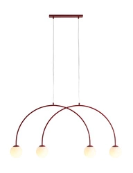 LAMPA WISZĄCA UNA 4 RED WINE S