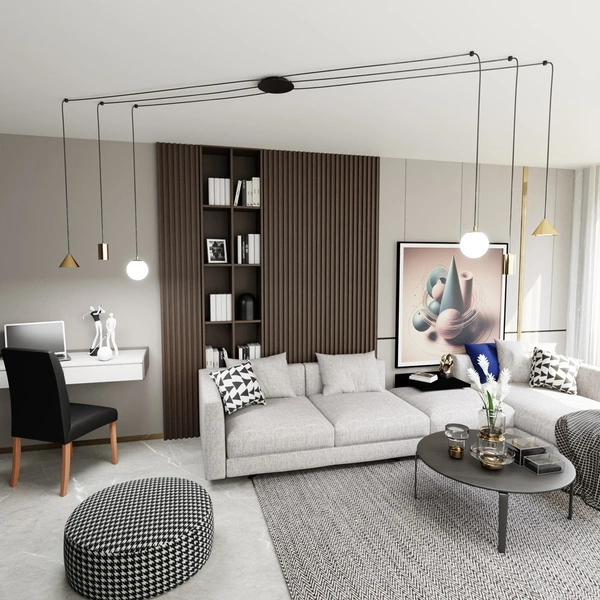 Lampa wisząca Emibig FUJI 6 GOLD 1350/6