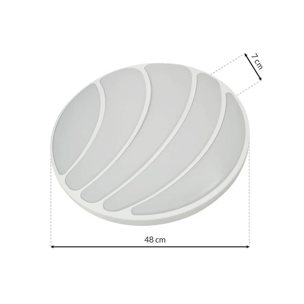 Plafon SHELL WHITE 40W LED Ø480 mm ML6171
