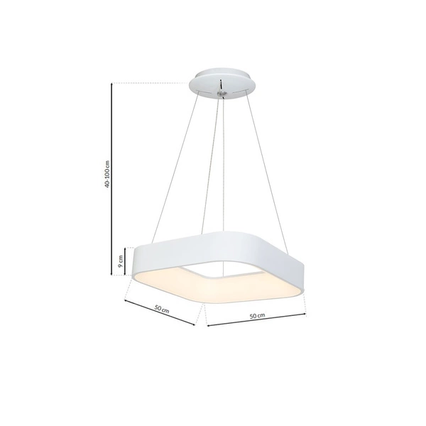 LAMPA WISZĄCA ASTRO WHITE 40W LED 4000K