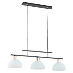 Lampa wisząca ALFA ETIUDA CZARNA 3xE27 22cm | 63003
