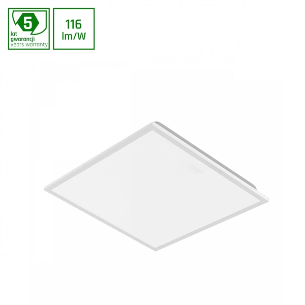 ALGINE PANEL BACKLIGHT 40W NW 230V 120ST IP40 600X600X32 BIAŁY, PODTYNK, ZWIESZANY W RAMCE, 5LAT