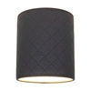 Abażur Cylinder E27 H20 Tkanina Antracyt A0981
