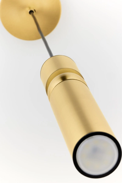 Nowoczesna Lampa wisząca ALAS wys. 120cm 1xG10 14W IP20 | Złoty