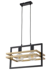 Lampa Sigma MERCI 2 lampa wisząca czarny złoty 32389
