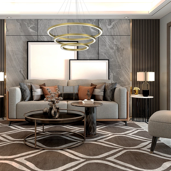 Lampa wisząca GALAXIA, ML8425, złoty mat, 85W LED, barwa ciepła 3500K