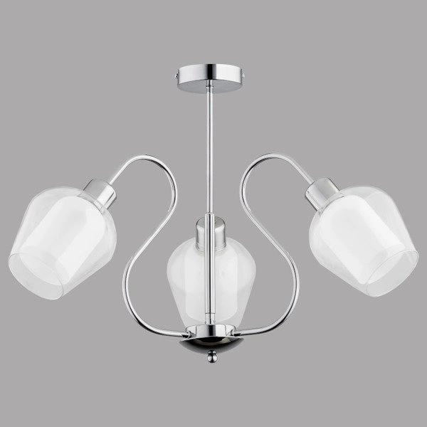 Lampa sufitowa nowoczesna TESSA CHROME III śr. 55cm