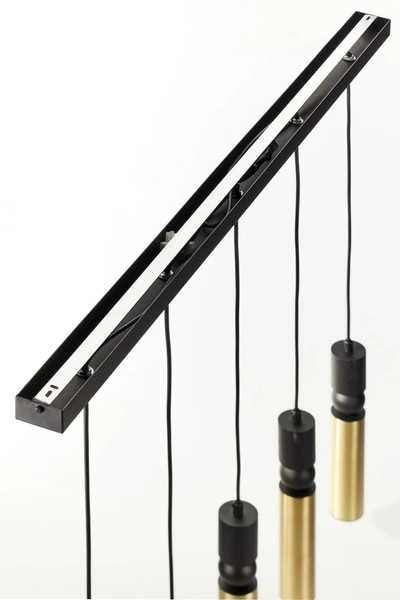 Nowoczesna Lampa wisząca ALAS wys. 120cm 5xG10 14W IP20 | Złoty