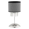 Lampa stołowa LILIANA chrom/szary