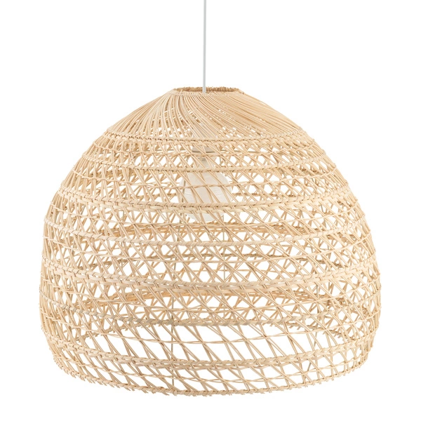 Lampa wisząca BOHO L śr. 60cm E27 | naturalne drewno/biały 11152