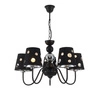 Lampa wisząca BATLEY LEDEA, 50205106, czarna, 5x60W E14