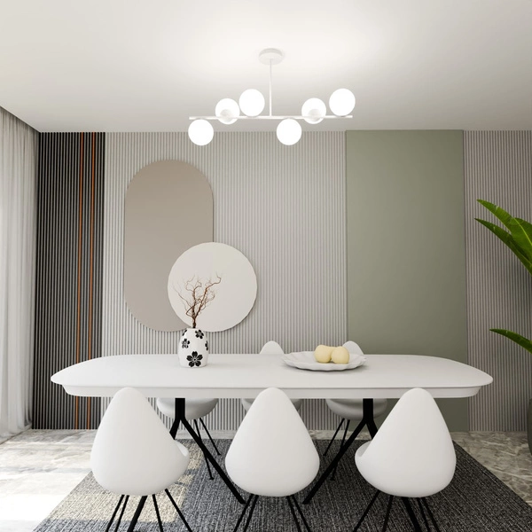 Lampa sufitowa Emibig BIOR 6 Biały 1021/6