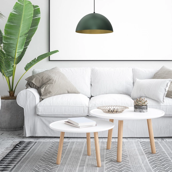 Lampa wisząca BETA, MLP8286, 35 cm, zielony/złoty, 1x60W E27