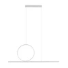 Lampa wisząca LINEO LED 39W 3000K 2100lm wys.140cm dług.115cm | Biały 11885