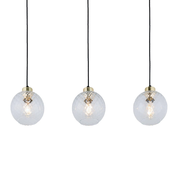 DEVON LAMPA WISZĄCA 3 PŁ LISTWA TRANSPARENT 4587