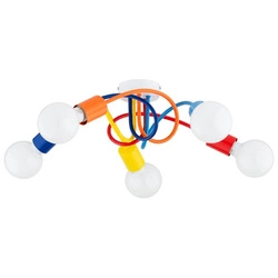 Lampa sufitowa ALFA FARTA MULTIKOLOR 5xE27 55cm | 63356