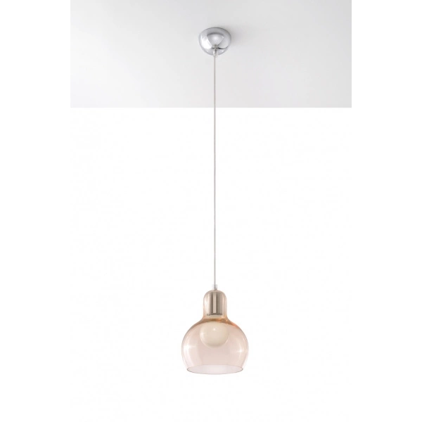 Lampa Wisząca CARLA SL.0233 chrom/szampański 1xE27
