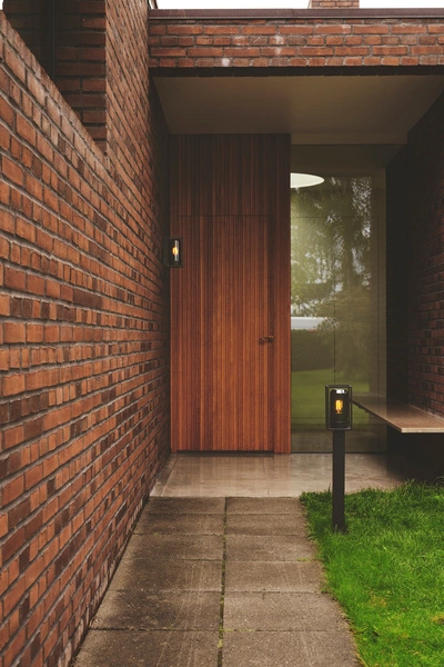 Oświetlenie ogrodowe GRIFFIN E27 15W Aluminium | Przydymiony