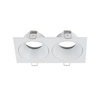 Oprawa wpuszczana podwójna biała PRISMA DUO WHITE 2 XGU10 10580