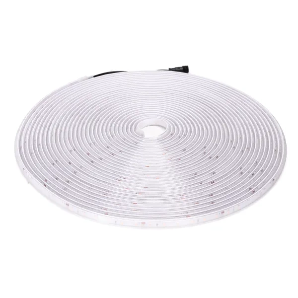 Solarna taśma LED IP65 ogrodowa 20m 2700K 20W z pilotem | biała ciepła