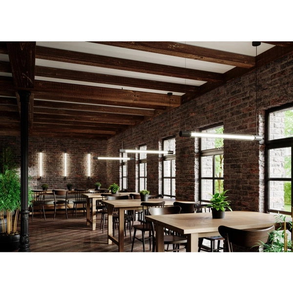 Kinkiet VALO TH.009CZ, czarny, 1x14W T8 LED, barwa ciepła 3000K