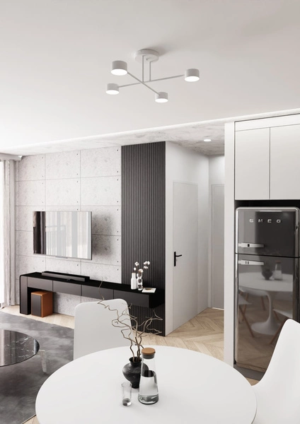 Lampa sufitowa Emibig HALO 4 Biały 1356/4