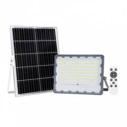 Naświetlacz solarny Tiara wys. 28,5cm 300W LED barwa neutralna 4000K | szary