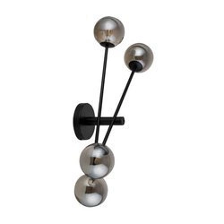 Lampa ścienna, kule ORO KINKIET POCZWÓRNY szary 32089