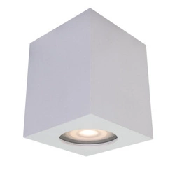 Spot sufitowy Fabrycio dł. 7,6cm GU10 | biały
