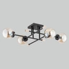 Lampa sufitowa ALFA TRANSFER CZARNA 4xE14 85cm | 25364