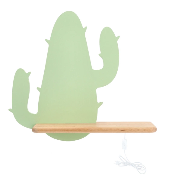 Kinkiet dziecięcy IQ KIDS CACTUS 2, 21-01009, zielony, 4W LED, barwa neutralna 4000K