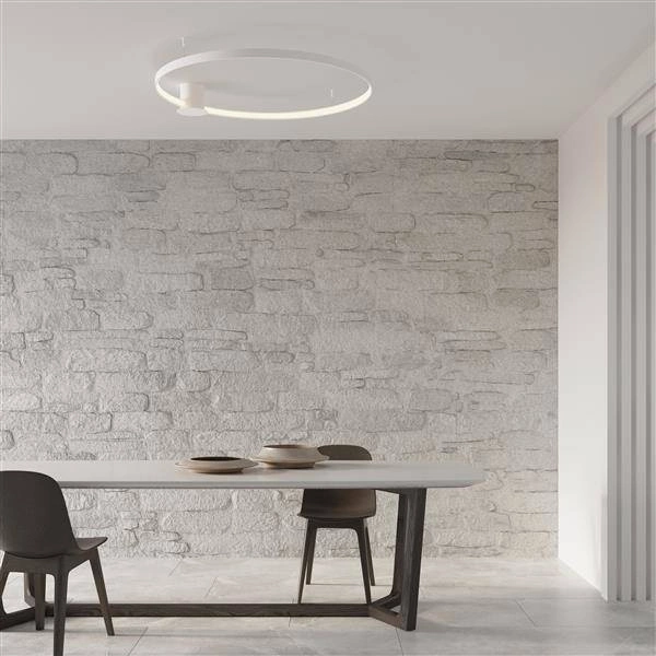 Nowoczesny plafon RIO 110 LED biały 70W barwa ciepła 3000K TH.133