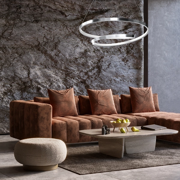 Lampa wisząca LUCERO, ML7949, chrom, 48W LED, barwa neutralna 4000K