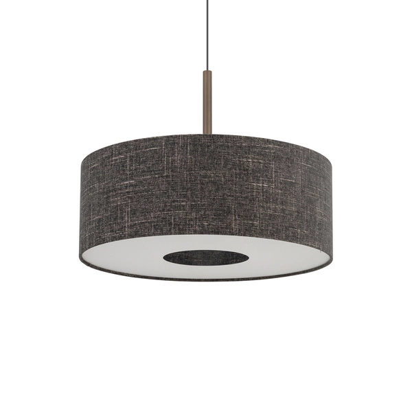 Lampa wisząca AMARELA M E27 wys.130cm szer.50cm | Czarny melanż 11659