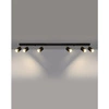 Lampa sufitowa (spot) NERO 6, SL.1073, czarny/złoty, 6x40W GU10