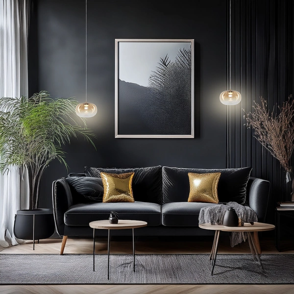 Lampa wisząca VASO 1 AMBER 4W