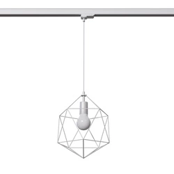 Lampa wisząca GASPARE biała E27