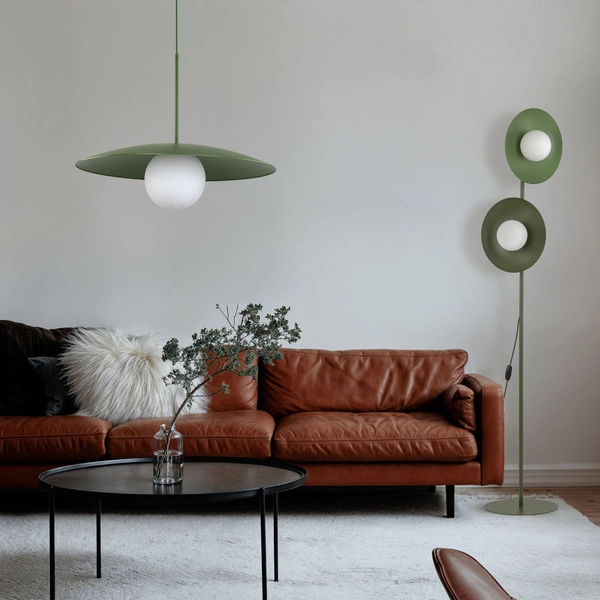 SLATE MIX GLASS LAMPA PODŁOGOWA 2XG9