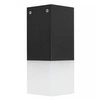 Stylowa lampa sufitowa zewnętrzna E27 wys. 20cm CUBE CB-S BL | czarny